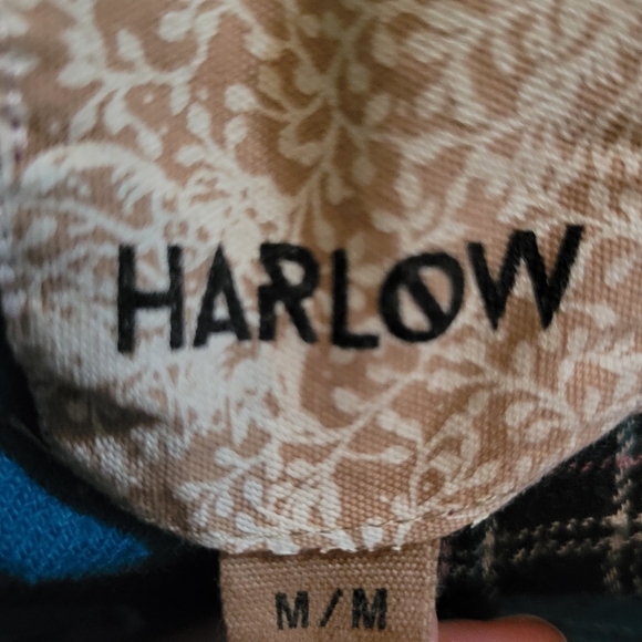 Harlow Plaid Button Down Flannel Shirt, Medium, Blue - Picture 4 of 6